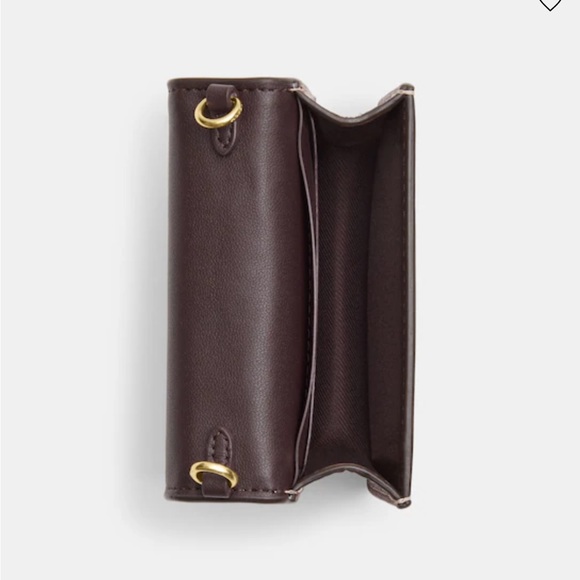 Coach Leather Mini Wallet On A Detachable Chain - Picture 4 of 9